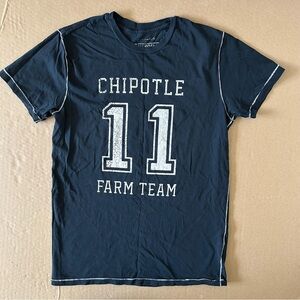 Loomstate For Chipotle Farm Team Graphic T Shirt Short Sleeve Sz Small Employee
